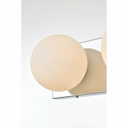 CLING 110 V E12 Two Light Vanity Wall Lamp, Chrome CL2961662